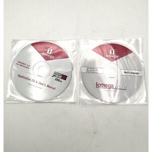 2 CD Set IOMEGAWARE VERSION 1.0 for USB | ZIP